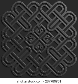 Background with seamless pattern in islamic style