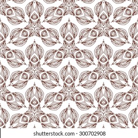 Background with seamless pattern in islamic style