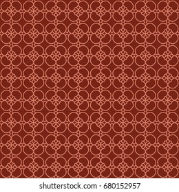 background seamless pattern with modern geometric ornament. vector illustration. for design print, invitation box, card. brick color theme