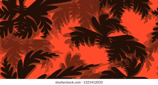 Background. Seamless pattern with plant elements. Vector abstract graphics