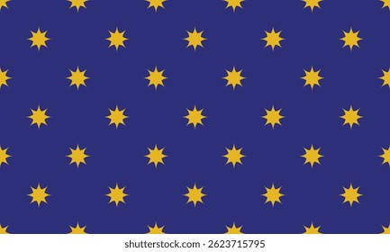Background seamless pattern star unique design with blue background