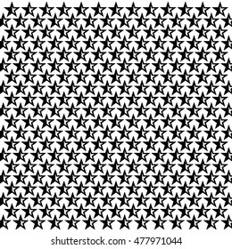 Background Seamless Pattern With Stars Vector Illustration