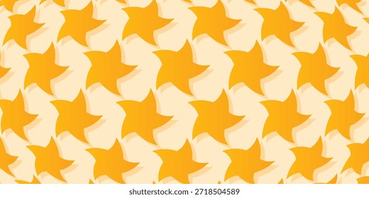 Estrelas de torção padrão sem costura de fundo. Motivo do banner de cor do gradiente