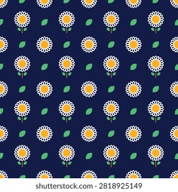 Background Seamless Pattern - Whiteflower