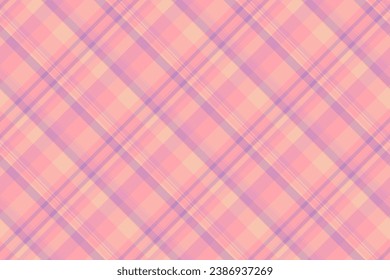 Fondo transparente de tejido vectorial con un patrón de textura tartán en color rojo y claro.