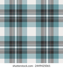 Background seamless plaid of pattern check textile with a texture vector fabric tartan in pastel and grey colors.