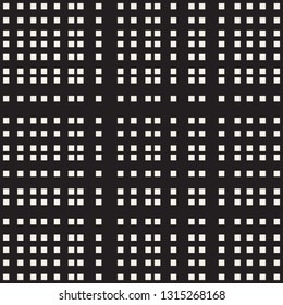 Background of seamless plaid pattern. Horizontal and vertical black bands. Checked, square, plaid.