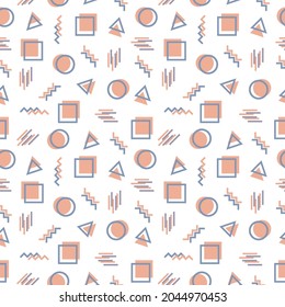 Background seamless shape pattern vector Free Vector