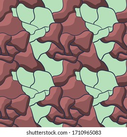 Background with seamless stone and crack pattern.