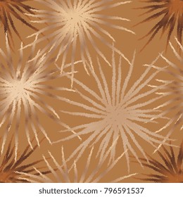 Background. Seamless texture. Brown salute on a brown background
