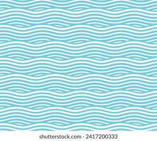 Background with seamless wave pattern