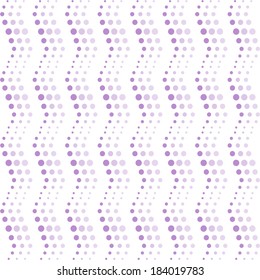 Background of seamless wavy dots pattern