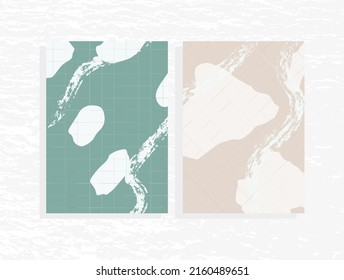 background set with brush strockes