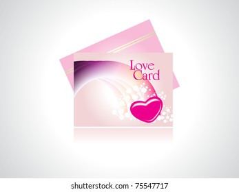 background with set of valentine day cards