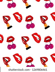 background with sexy lips