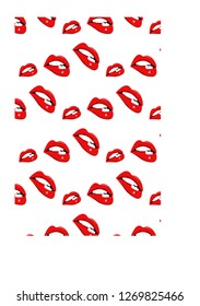 Background with sexy lips