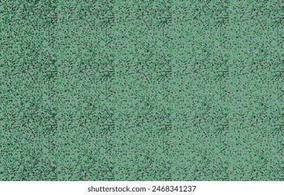 Background in shades of blue, sprinkled with various white particles. Stained and dotted flat surface. with noise and blur effect