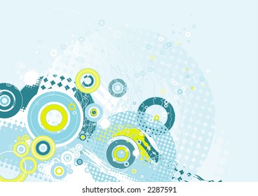 Background with shapes