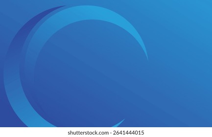 Background shapes curve gradient blue to dark wave