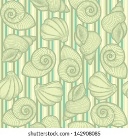 Background with shells