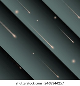 Background with shinny lines. Dark techno background. Vector illustration.