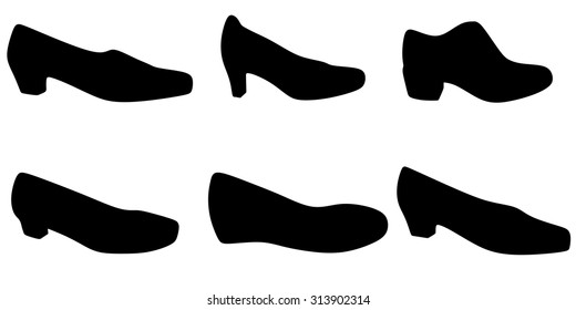 Background with shoes 