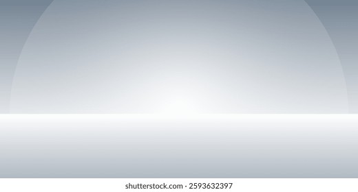 The background should feature a white, limbo space studio abstract simple modern