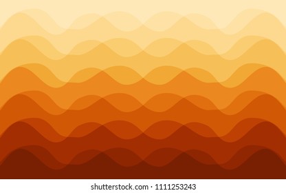 Background shoulder wave color from orange to brown  beautiful and look unique.