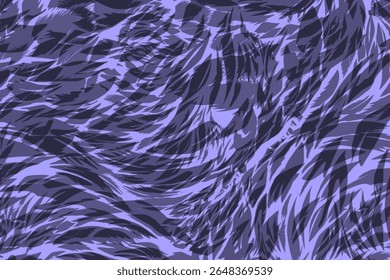Fundo com silhueta de textura de padrão de pena de pássaro em fundo roxo