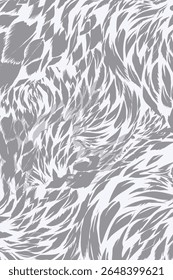 Fundo com silhueta de textura de padrão de pena de pássaro