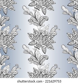 Background with silver gradient. Vector illustration.