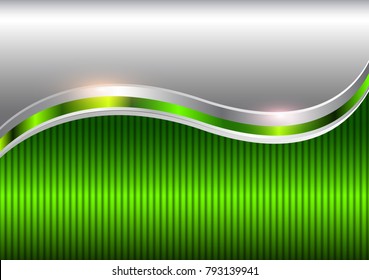 Fondo verde plateado, elegante fondo abstracto de vector de negocio.