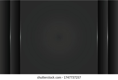 Background Simple elegant black paper stack
