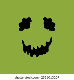 Background simple flat ghosts. Halloween scary ghostly monsters. Cute cartoon spooky character.