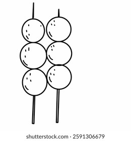 background with a simple meatball design