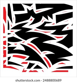 background from simple tribal slice in vector