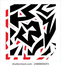 background from simple tribal slice in vector