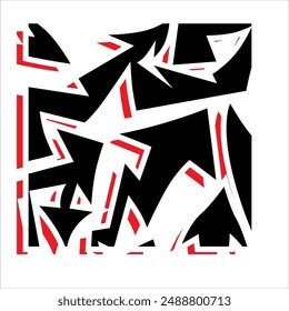 background from simple tribal slice in vector