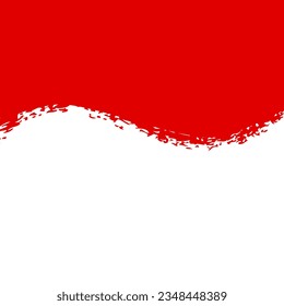 boceto de fondo boceto de crayon vector boceto rojo y blanco, adecuado para celebración independiente de indonesia
