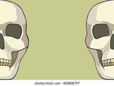 background with skull