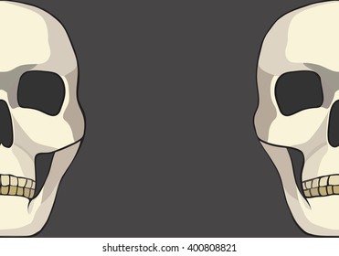 background with skull