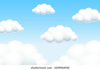 Background sky on sunny day illustration