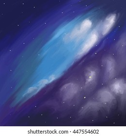 Background sky and stars