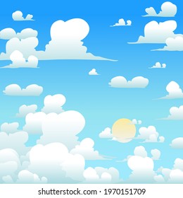 background sky vector design pattern