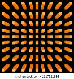 Background from sliced pumpkin slices.