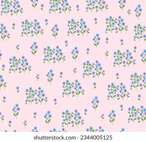 It's a background of small flowers based on pastels.