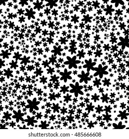 background with small flowers. Vector