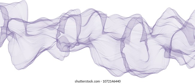 Background smoke: ultra violet colour vector on transparent canvas
