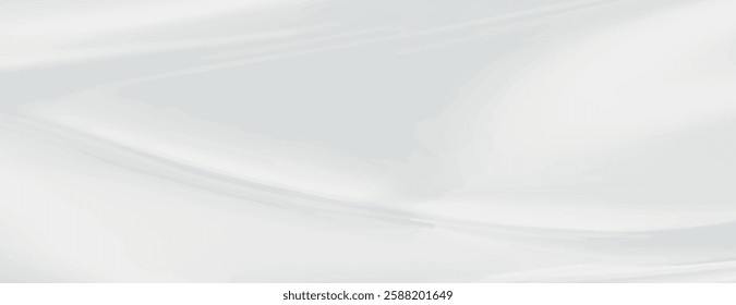 The background is a smooth, flowing white background with a silky texture. The white background creates a serene and elegant atmosphere. Smooth elegant silk fabric texture background vector