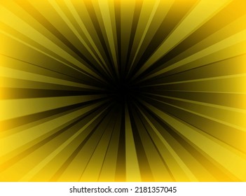 background smooth light yellow black  rays perspective  